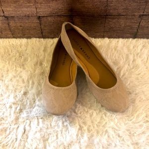 Lucky Brand suede ballerina flats